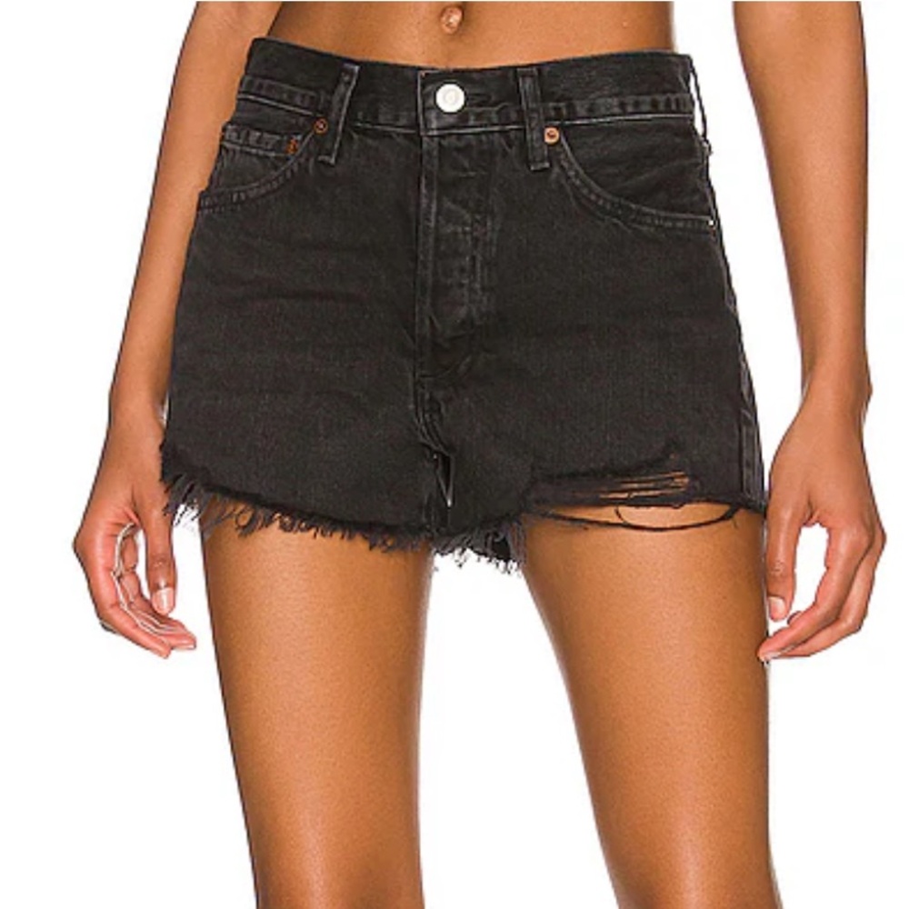 Agolde Parker Denim Short in Curse